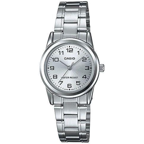 Imagem de Relógio CASIO feminino prata analógico LTP-V001D-7BUDF