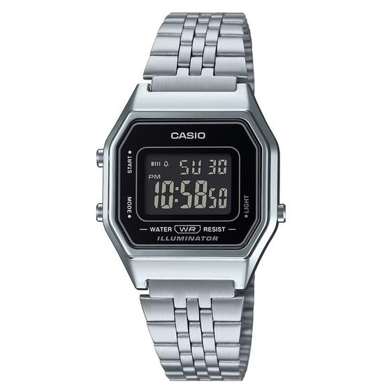 Imagem de Relógio Casio Feminino Vintage Digital Illuminator Prata LA680WA-1BDF