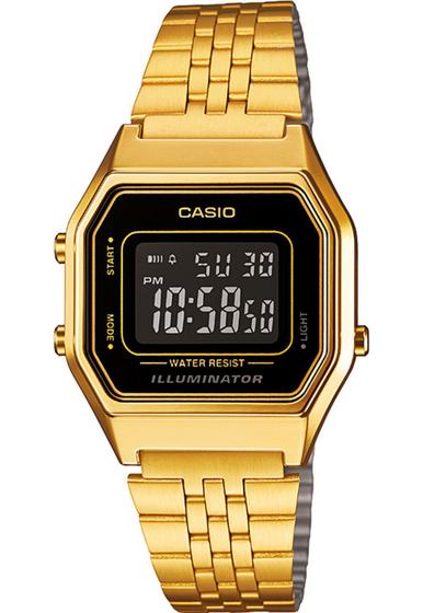 Imagem de Relógio Casio Feminino Vintage Dourado LA680WGA-1BDF Mini