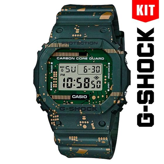 Imagem de Relógio CASIO G-SHOCK Circuit Board masculino DWE-5600CC-3DR