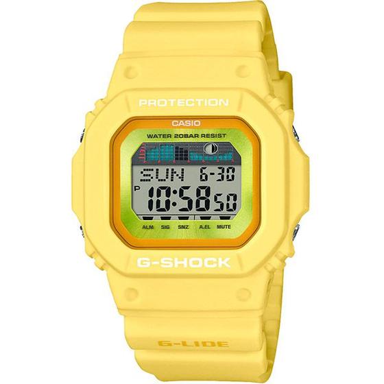 Relógio Casio G-Shock G-Lide (Tábua de Maré) GLX-5600RT-9DR - Relógio