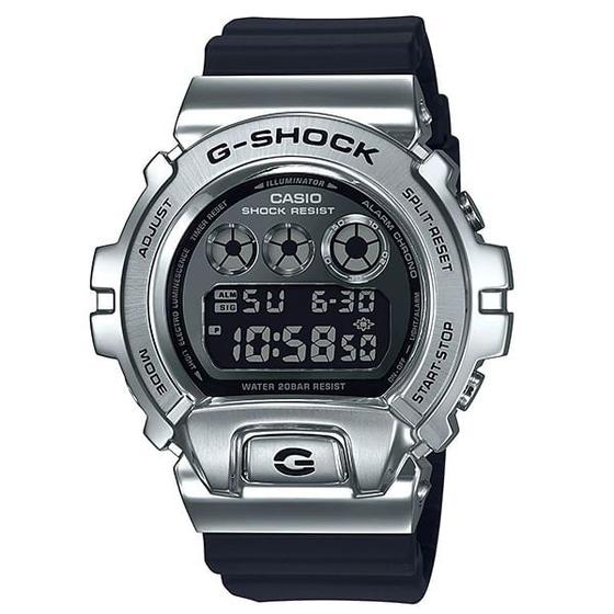 Imagem de Relógio CASIO G-SHOCK masculino aço prata GM-6900-1DR