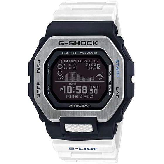 Imagem de Relógio CASIO G-SHOCK masculino digital branco GBX-100-7DR