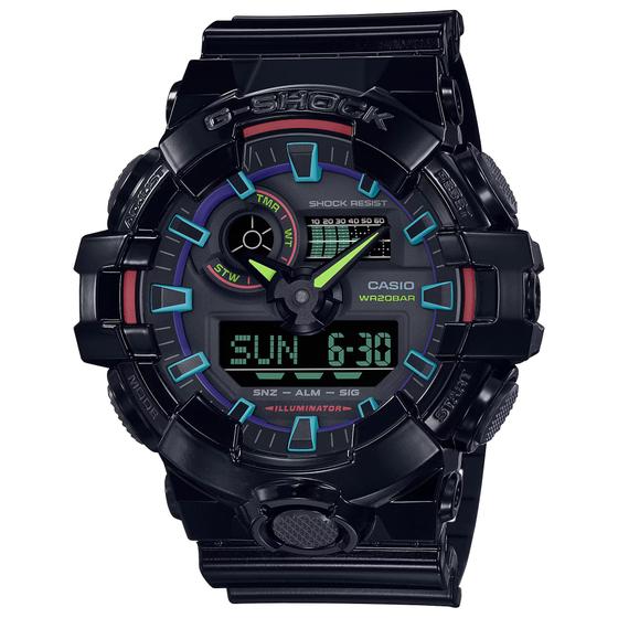 Imagem de Relógio casio g-shock masculino ga-700rgb-1adr