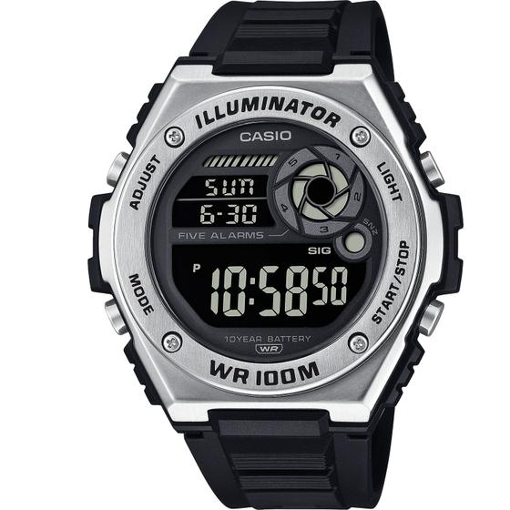 Imagem de Relógio CASIO Illuminator masculino preto MWD-100H-1BVDF