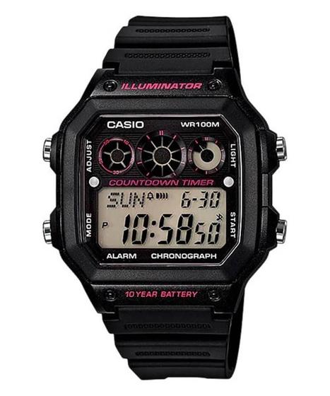 Relógio Casio Masculino AE-1300WH-1A2V Menor preço em Relógio Casio Masculino AE-1300WH-1A2V