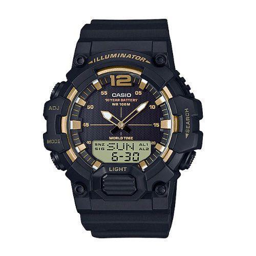 Imagem de Relógio Casio Masculino Anadigi Prova D'Água HDC-700-9AVDF