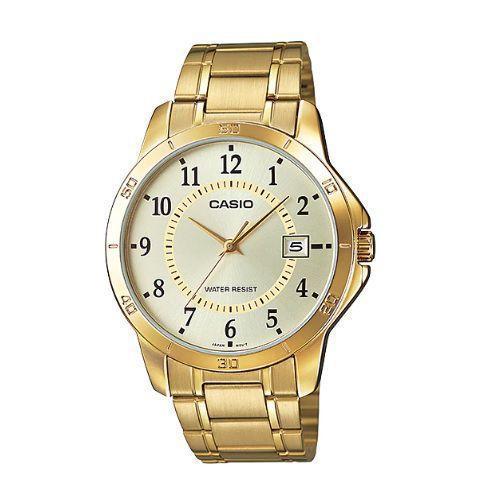 Imagem de Relógio Casio Masculino Analógico Dourado MTP-V004G-9BUDF