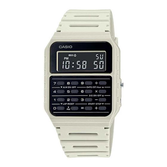 Imagem de Relogio casio masculino calculadora branco ca-53wf-8bdf-sc