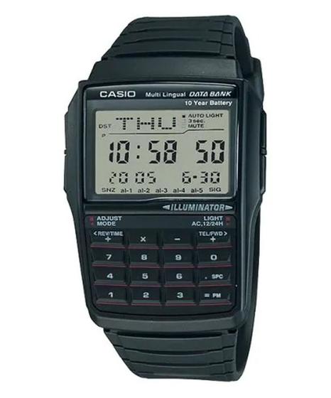 Imagem de Relógio Casio Masculino Calculadora Digital Preto DBC-32-1ADF