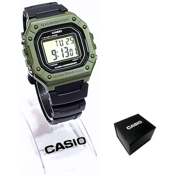 Imagem de Relógio Casio Masculino Digital Esportivo W-218H-3AVDF