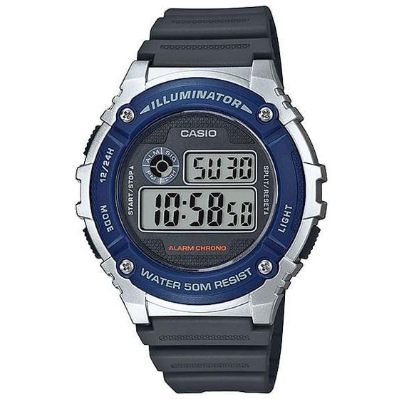 Relógio CASIO masculino digital W-216H-2AVDF Menor preço em Relógio CASIO masculino digital W-216H-2AVDF