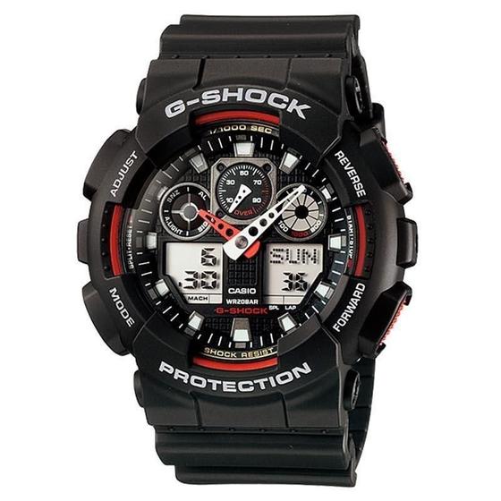 Imagem de Relógio Casio Masculino G-Shock GA-100-1A4DR GA100 1A4DR