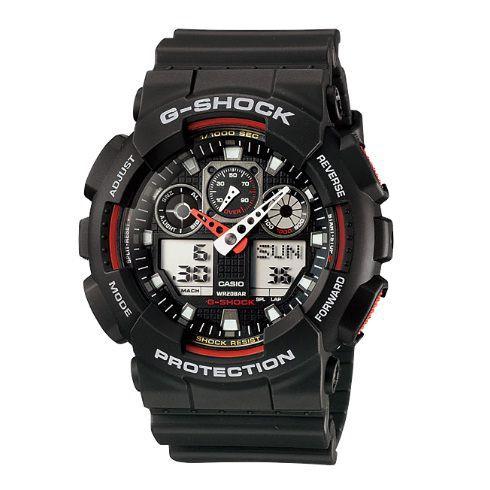 Imagem de Relógio Casio Masculino G-Shock  GA-100-1A4DR Prova DAgua Garantia de um ano