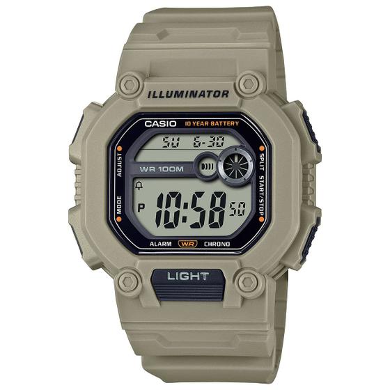 Imagem de Relógio CASIO masculino Illuminator digital W-737HX-5AVDF