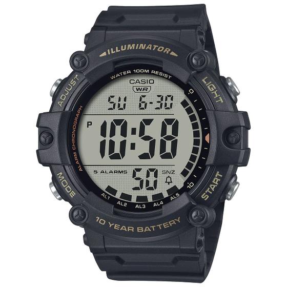 Relógio CASIO masculino Illuminator preto AE-1500WHX-1AVDF Menor preço em Relógio CASIO masculino Illuminator preto AE-1500WHX-1AVDF