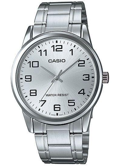 Imagem de Relógio CASIO masculino prata analógico MTP-V001D-7BUDF Relógio CASIO masculino MTP-V001D-7BUDF