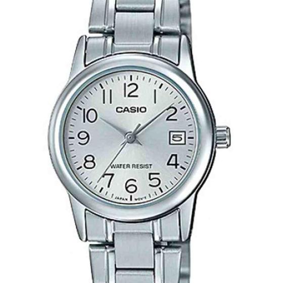 Imagem de Relógio Casio Prata Feminino LTP-V002D-7BUDF-SC