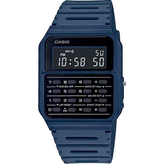 Imagem de Relógio CASIO unissex digital silicone azul CA-53WF-2BDF