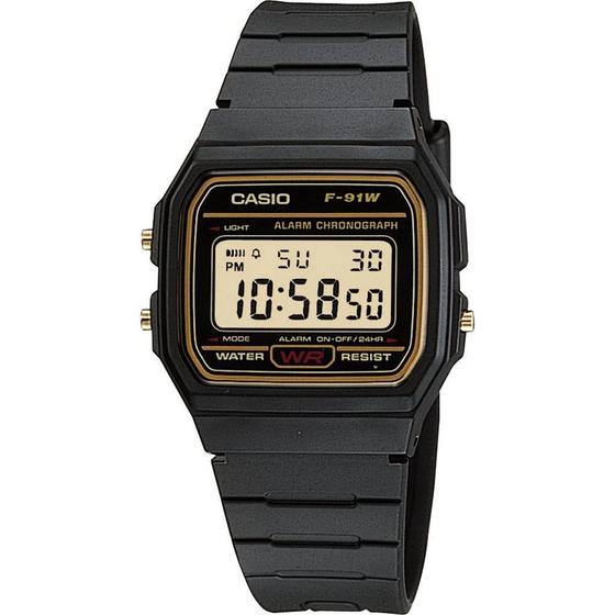 Imagem de Relógio Casio Unissex Digital Vintage F-91WG-9QDF