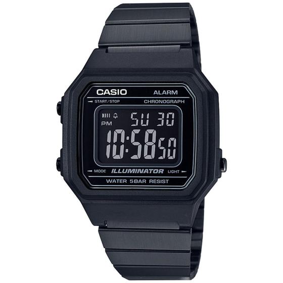 Imagem de Relógio Casio Unissex Vintage B650wb 1bdf Preto Digital