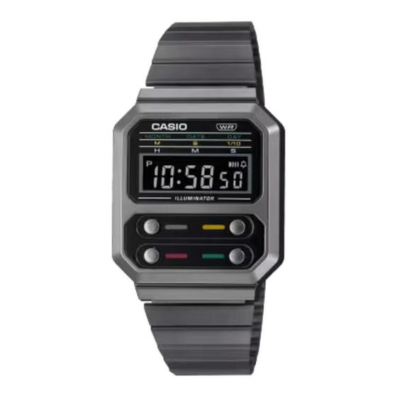 Relógio Casio Unissex Vintage Geek A100WEGG-1ADF Menor preço em Relógio Casio Unissex Vintage Geek A100WEGG-1ADF