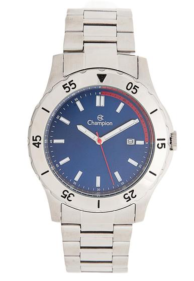 Imagem de Relógio Champion Ca30150A Aço Inox Prata Azul Analógico