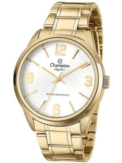 Relógio Champion Elegance Feminino Dourado Cn27232h Menor preço em Relógio Champion Elegance Feminino Dourado Cn27232h