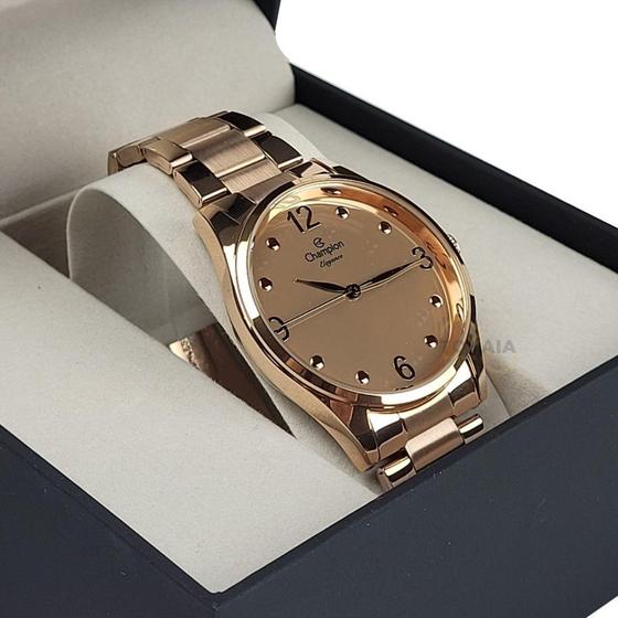 Imagem de Relógio Champion Feminino Analógico Elegance Rose Gold CN24486Z