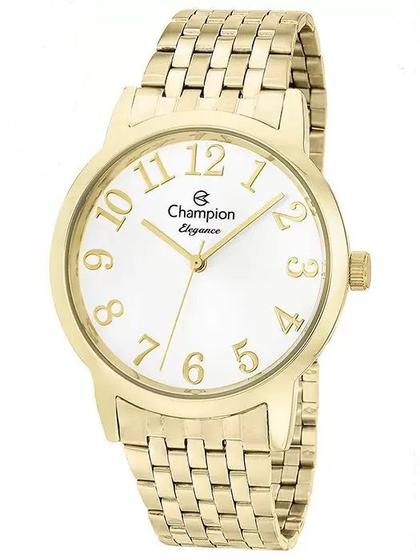 Imagem de Relógio Champion Feminino Dourado Lançamento Ponteiro + NF