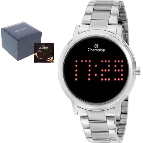 Imagem de Relogio Champion Feminino Prateado Digital Led 4,0 Ch40044t