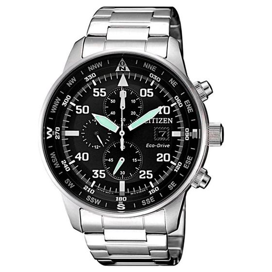 Imagem de Relógio Citizen Eco-Drive Cronógrafo Masculino Prata TZ31132T