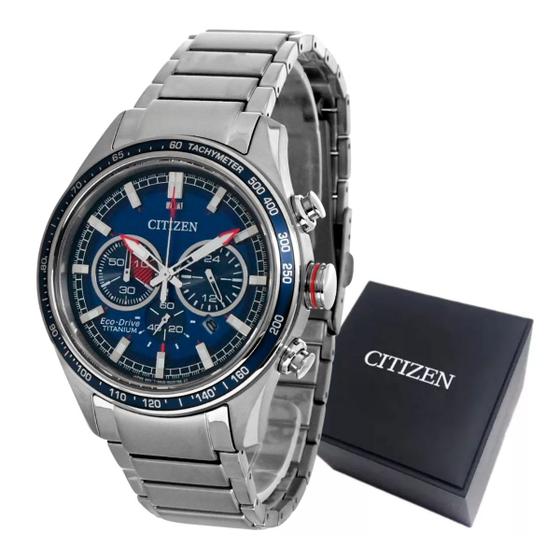 Imagem de Relógio Citizen Eco-drive Titanium Cronógrafo Prateado