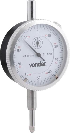 Imagem de Relógio comparador 10mm 0,01mm analógico rc010 - Vonder