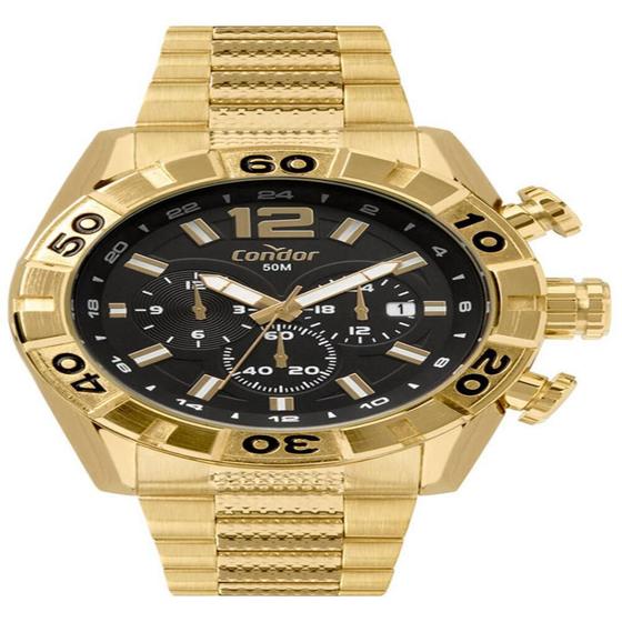 Imagem de Relógio Condor Masculino Civic Dourado Covd33Avt/4P