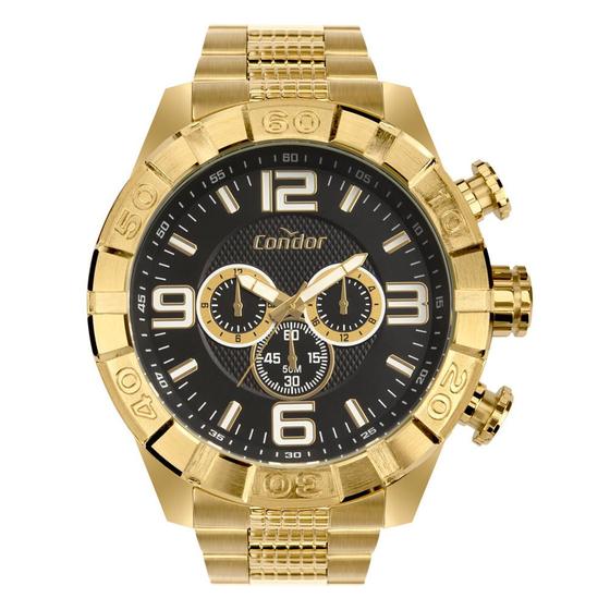 Imagem de Relógio Condor Masculino Civic Dourado - COVD34AT/4P