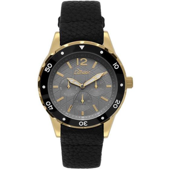 Relógio Condor Masculino Ref: Co6p29iq/2c Traveller Multifunção Dourado Menor preço em Relógio Condor Masculino Ref: Co6p29iq/2c Traveller Multifunção Dourado