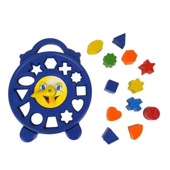 Imagem de Relógio De Brinquedo Didático Interativo Para Bebe De 1 Ano