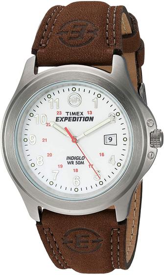 Imagem de Relógio de campo de metal da Expedição Masculina Timex