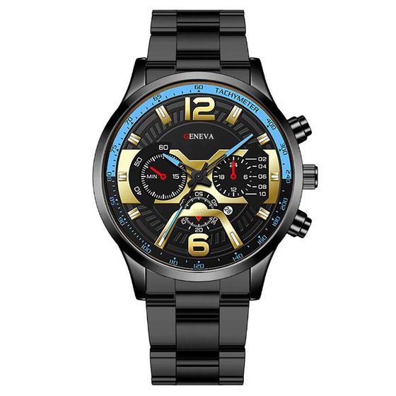 Imagem de Relógio de Luxo Geneva G0160 - Aço, Resistente à Água