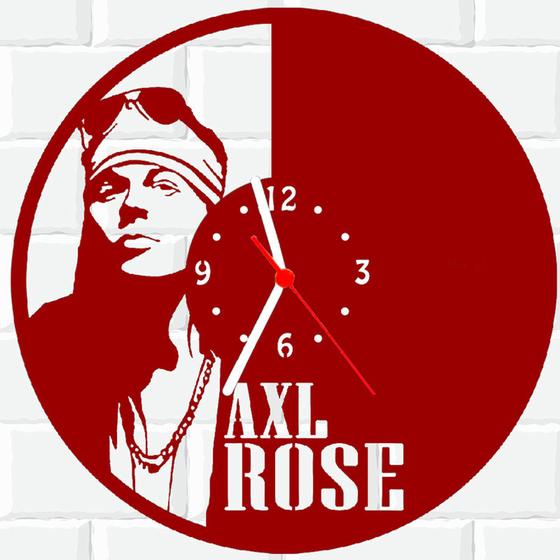 Imagem de Relógio De Madeira MDF Parede Axl Rose Guns N Roses V