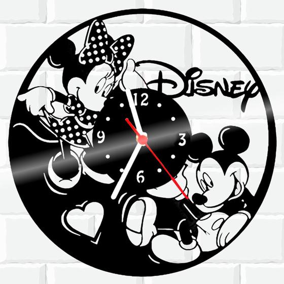 Imagem de Relógio De Madeira MDF Parede Mickey Disney 5