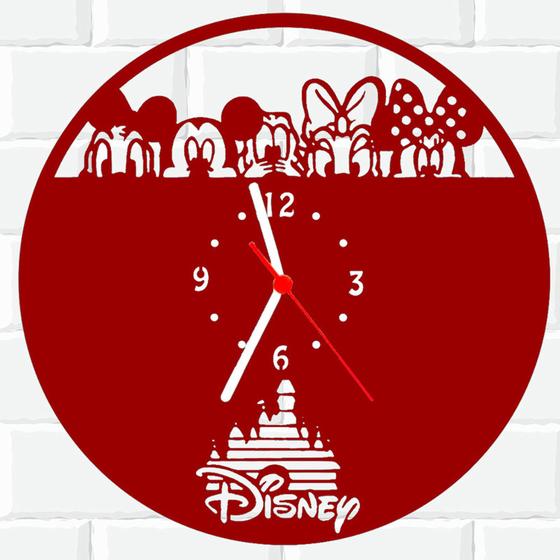 Imagem de Relógio De Madeira MDF Parede Mickey Disney 5 V