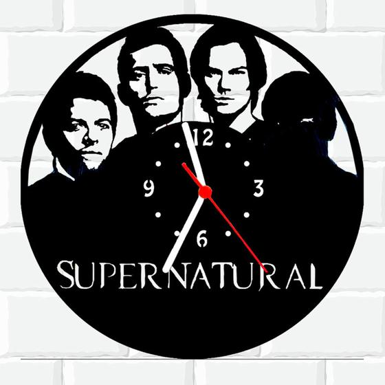 Imagem de Relógio De Madeira MDF Parede Supernatural Serie 1