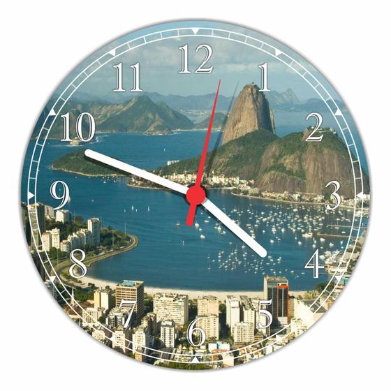 Imagem de Relógio De Parede Cidade Rio De Janeiro Gg 50 Cm 07