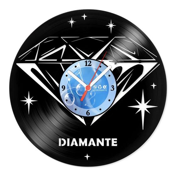 Imagem de Relógio De Parede Disco Vinil Diversos - Diamante - VDI-335