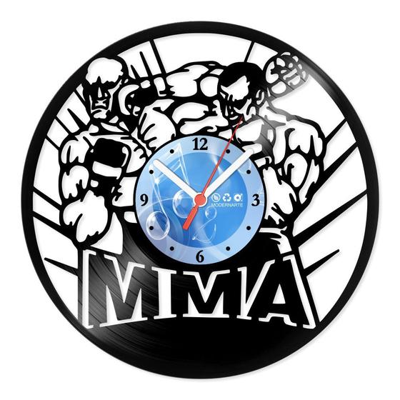 Imagem de Relógio De Parede Disco Vinil Esportes - Luta MMA - VES-187