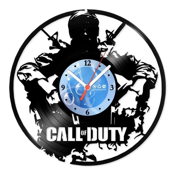 Imagem de Relógio De Parede Disco Vinil Jogos e Games - Call Of Duty - VJG-032
