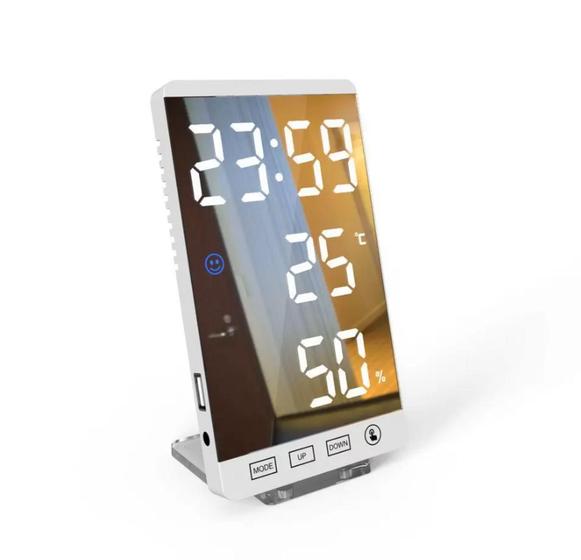 Imagem de Relogio De Parede E Mesa Temperatura E Umidade Lelong 2134