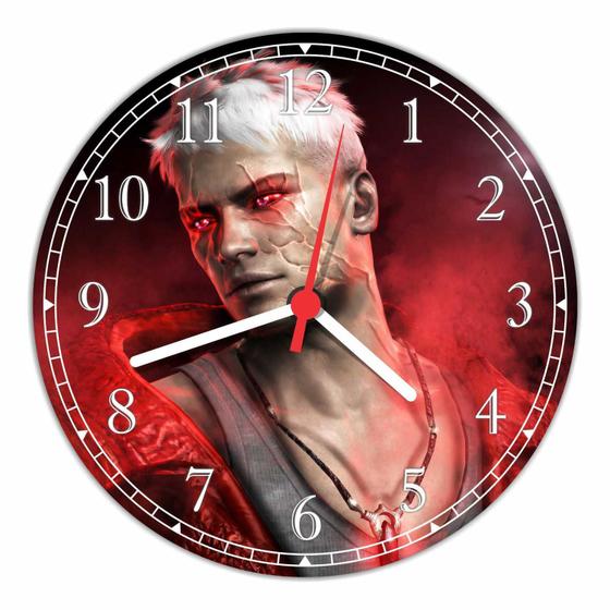 Imagem de Relógio De Parede Game Devil May Cry Jogos Decoração Quartz